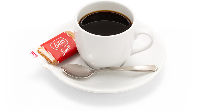 Hot coffee & 1 cookie